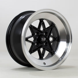 Cerchio in lega Rota Wheels Hachi 15x8 4x114.3 ET0 Gloss Black