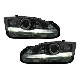 Alogeno fari anteriori per Lexus CT ZWA10 (2010-2016) nero