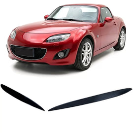 Faro anteriore coperture Evil Eye nero lucido compatibile Mazda MX-5 NC 2008-2015