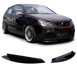 Faro anteriore coperture Evil Eye nero lucido per VW Polo 9N3 05-09
