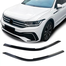 Carica l'immagine nel visualizzatore di Gallery, Faro anteriore coperture Nero lucido per VW Tiguan AD1 restyling 2020-2024