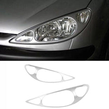Carica l'immagine nel visualizzatore di Gallery, Faro anteriore coperture per Peugeot 206 98-09 2 pezzi