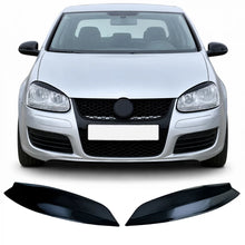 Faro anteriore eyelids Bad stile nero lucido compatibile per VW Golf 5 2003-2008