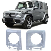 Faro anteriore cornice supporto coperture coppia per Mercedes Classe G W463 12-18