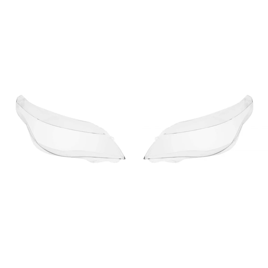 Set trasparenti fari per BMW Serie 5 E60 berlina, E61 Touring 2007-2010, sinistro e destro