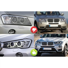 Carica l'immagine nel visualizzatore di Gallery, Set trasparenti fari per BMW X3 F25 2014-2017