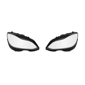 Set trasparenti fari per Mercedes Classe E W212 2014-2015, sinistro e destro