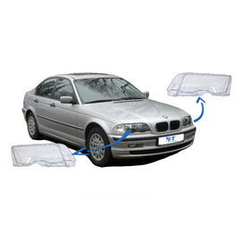 Faro anteriore vetri per BMW E46 Serie 3 (1998-2001) pre-restyling