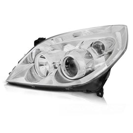 Faro anteriore sinistro per Opel Vectra C restyling 05-08 H7/H1 cromato TYC