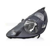 Faro anteriore lato sinistro nero TYC compatibile HONDA JAZZ compatibilità 02-04