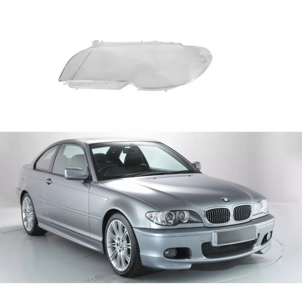 Trasparente faro sinistro per Bmw 3 E46 Coupe 03-05 restyling xenon & alogeno 1 pezzo
