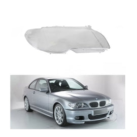 Trasparente faro destro per Bmw 3 E46 Coupe 03-05 restyling xenon & alogeno 1 pezzo