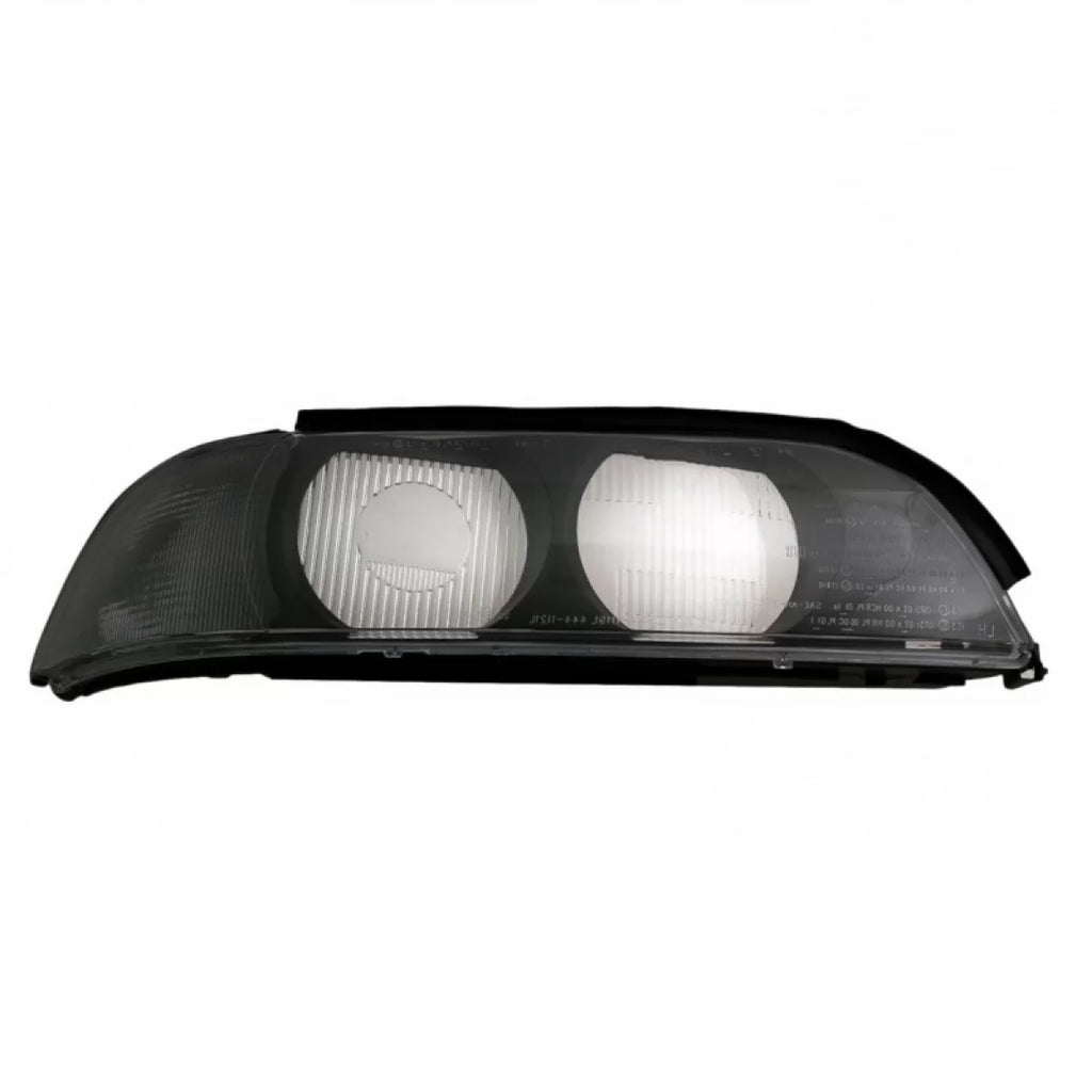 Trasparente faro destro per Bmw 5 E39 1995-2000 fumé grigio 1 pezzo
