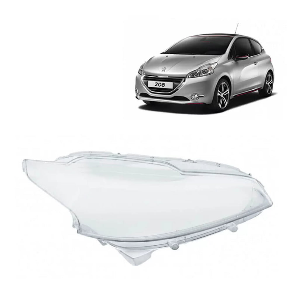 Trasparente faro destro per Peugeot 208 12-19 1 pezzo