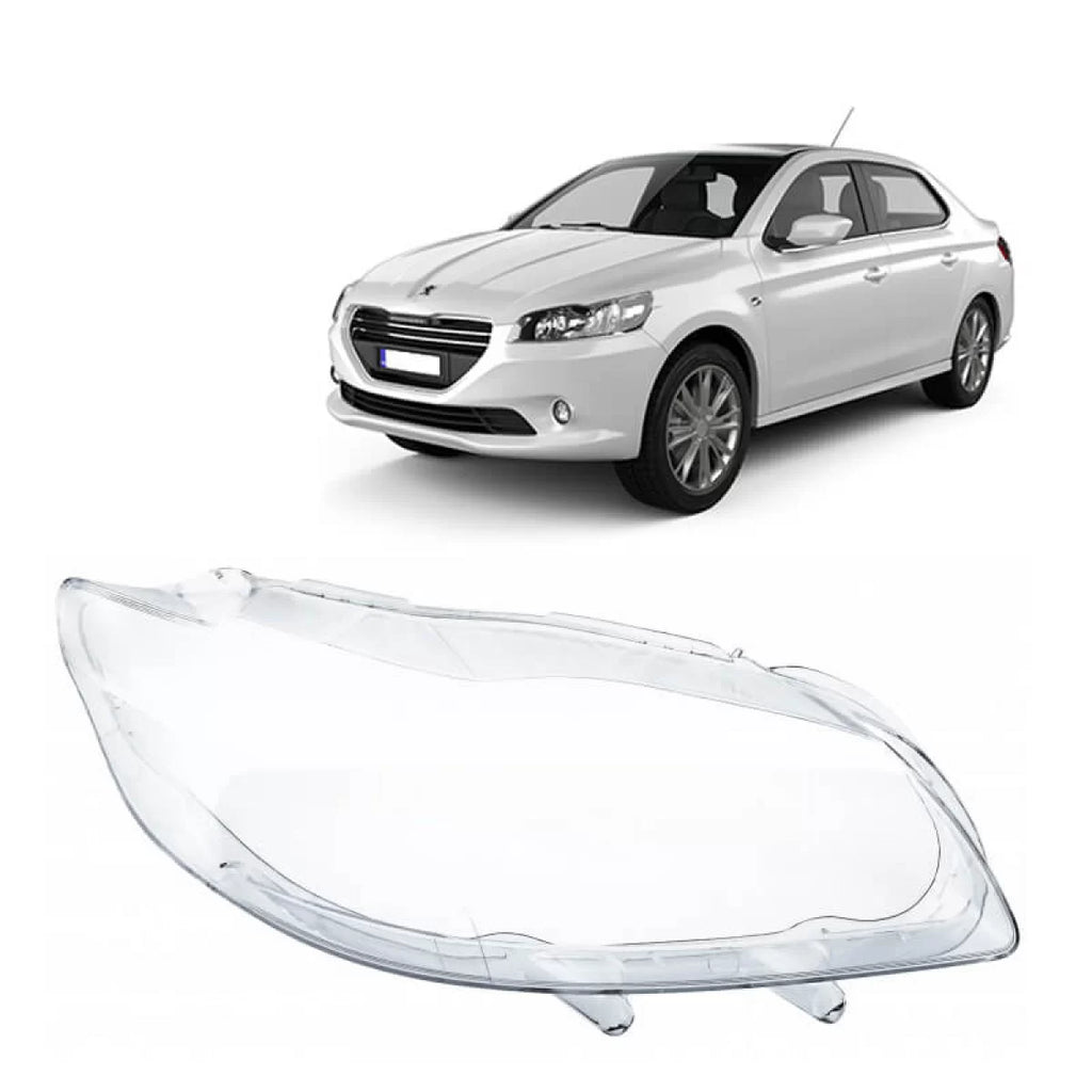 Trasparente faro destro per Peugeot 301 12-17 1 pezzo