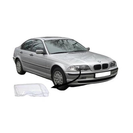 Faro anteriore destro trasparente vetro per BMW Serie 3 E46 98-01 berlina / Kombi 1 pezzo