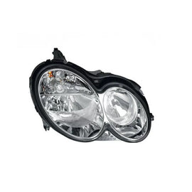 Faro anteriore destro per Mercedes-Benz CLK W209 03-10 cromato H7/H7 con pneumatico motorino Depo