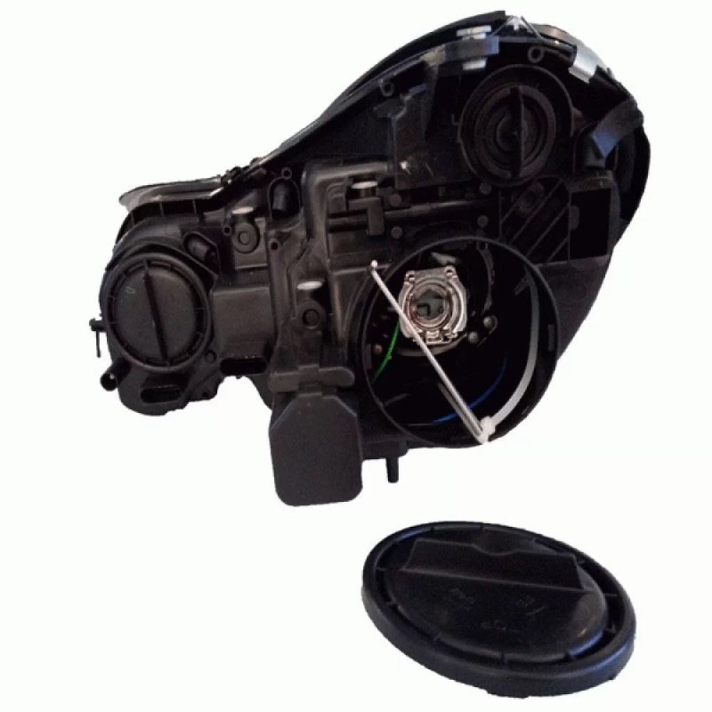 Faro anteriore destro per Mercedes-Benz Classe E W211 06-09 cromato restyling H7/H7 con motorino Depo