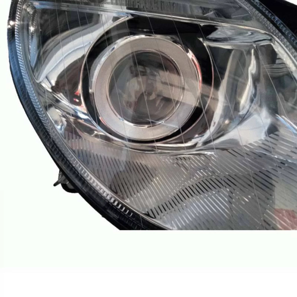 Faro anteriore destro per Mercedes-Benz Classe E W211 06-09 cromato restyling H7/H7 con motorino Depo