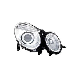 Faro anteriore destro per Mercedes-Benz Classe E W211 06-09 cromato restyling H7/H7 con motorino TYC