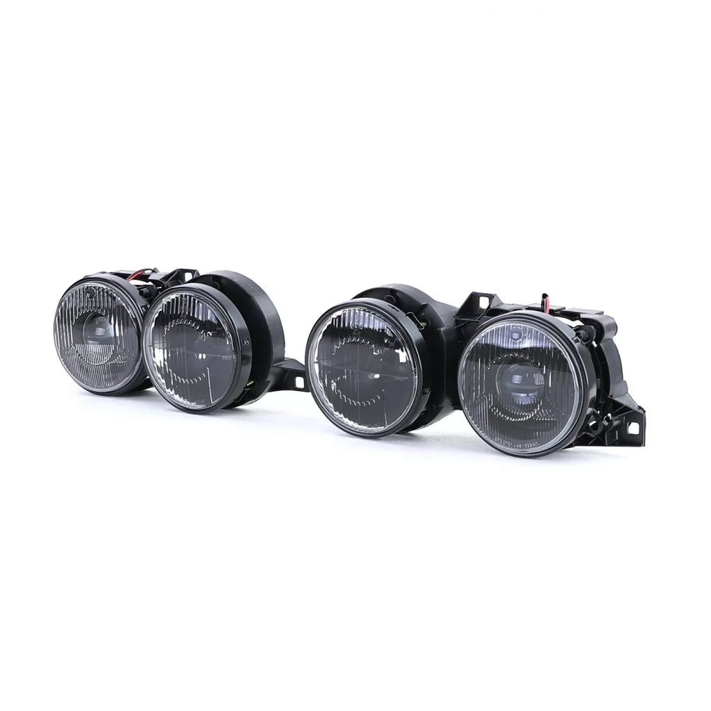 Set Fari anteriori neri fumé per Serie 3 BMW E30 87-93