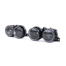 Set Fari anteriori neri fumé per Serie 3 BMW E30 87-93