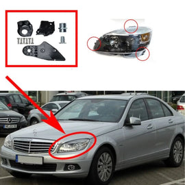 Faro anteriore Tap riparazione sinistro kit per Mercedes-Benz Classe C W204 07-14