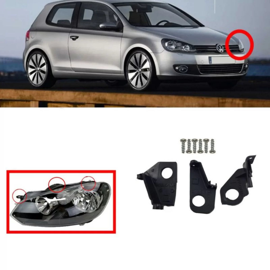 Faro anteriore Tap riparazione sinistro kit per VW Golf VI (6) 08-13