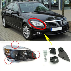 Faro anteriore Tap riparazione destro kit per Mercedes-Benz Classe C W204 07-14