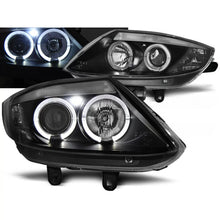 Carica l'immagine nel visualizzatore di Gallery, Fari anteriori Angel Eyes nero compatibile BMW Z4 E85 E86 02-08