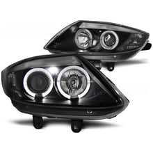 Carica l'immagine nel visualizzatore di Gallery, Fari anteriori Angel Eyes nero compatibile BMW Z4 E85 E86 02-08