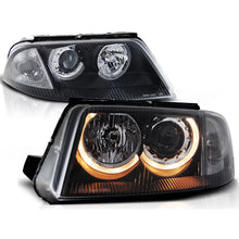 Fari anteriori Angel Eyes nero compatibile VW PASSAT 3BG B5 FL 09.00-03.05