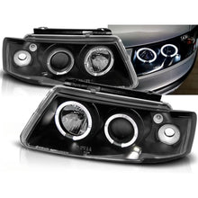 Fari anteriori Angel Eyes nero compatibile VW PASSAT B5 3B 11.96-08.00