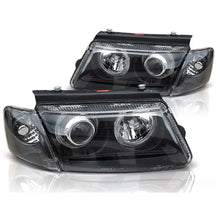 Fari anteriori Angel Eyes nero compatibile VW PASSAT B5 3B 11.96-08.00