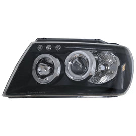 Fari anteriori Angel Eyes per Jeep Grand Cherokee (1999-2004) nero