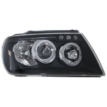 Fari anteriori Angel Eyes per Jeep Grand Cherokee (1999-2004) nero