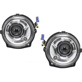 Fari anteriori Bi-xenon stile con coperture bianco LED DRL per Mercedes Classe G W463 (1989-2012) G65 design
