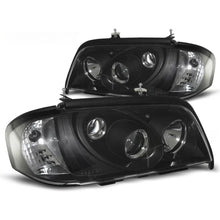 Fari anteriori neri compatibile MERCEDES W202 C-Classe 06.93-06.00
