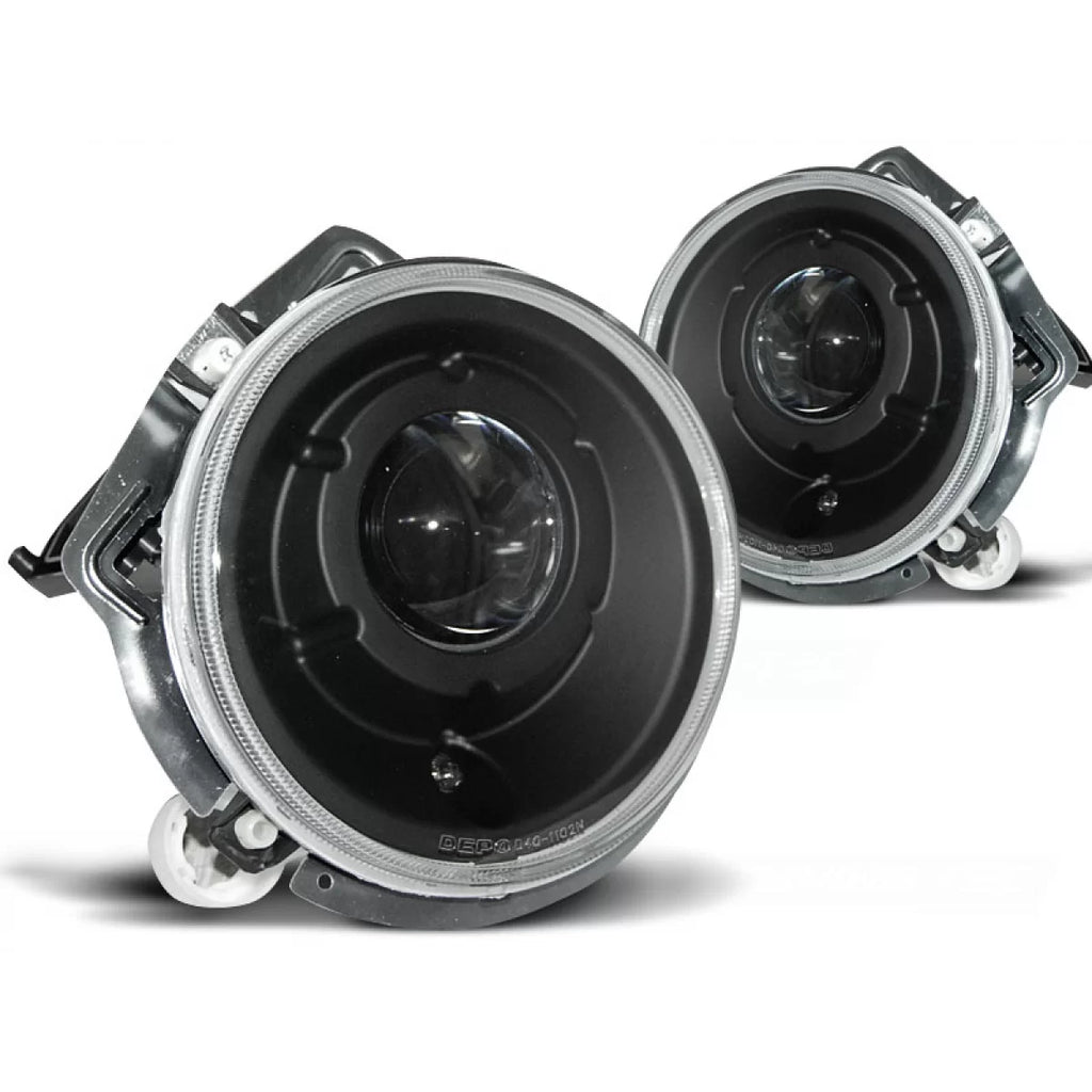 Fari anteriori neri compatibile MERCEDES W461 W463 G-Classe 92-06