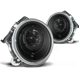 Fari anteriori neri compatibile MERCEDES W461 W463 G-Classe 92-06
