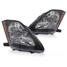 Carica l'immagine nel visualizzatore di Gallery, Fari anteriori neri compatibile NISSAN 350Z 03-05