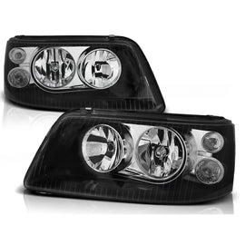 Fari anteriori neri compatibile VW T5 04.03-08.09