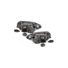 Fari anteriori per BMW Serie 3 E46 Coupe (2003-2006) Angel Eyes 2 anelli luminosi nero