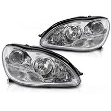 Fari anteriori cromati compatibile MERCEDES W220 S-Classe 98-02