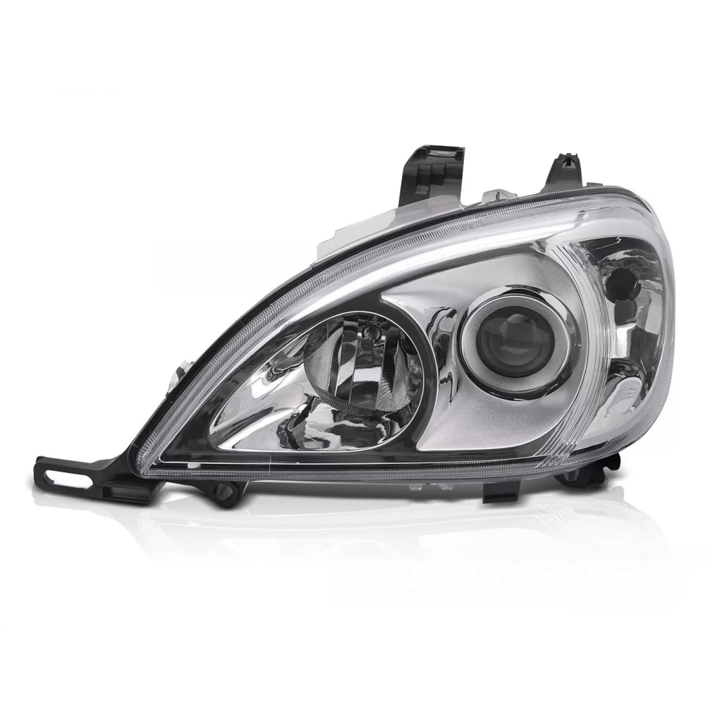 Fari anteriori cromati lato sinistro compatibile MERCEDES W163 01-05