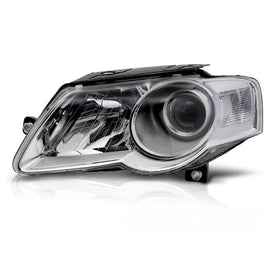 Fari anteriori cromati lato sinistro compatibile VW PASSAT B6 3C 03.05-10