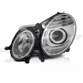 Fari anteriori cromati lato sinistro TYC compatibile MERCEDES W211 06-09