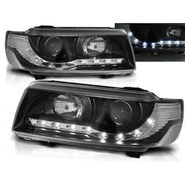Fari anteriori luce diurna nero compatibile VW PASSAT B4 11.93-05.97
