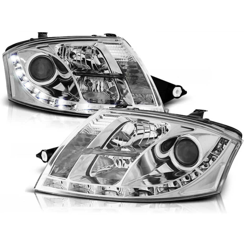 Fari anteriori luce diurna cromato compatibile AUDI TT 99-06