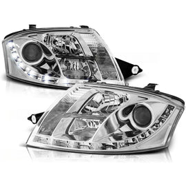 Fari anteriori luce diurna cromato compatibile AUDI TT 99-06
